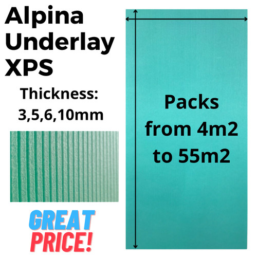 Xps underlay 10mm - underlay, 6,