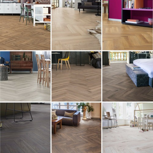 Herringbone laminate flooring - laminate,